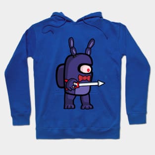 Fnaf Crewmate Bonnie (Among Us Meme!) Hoodie